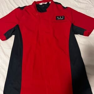 Men's Medium Red Chef's Coat - CFA